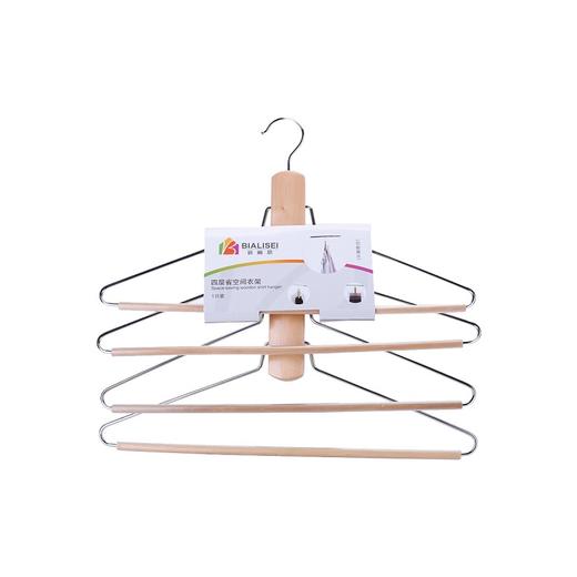 倍丽思四层省空间衣架YH7005-1只装 商品图0