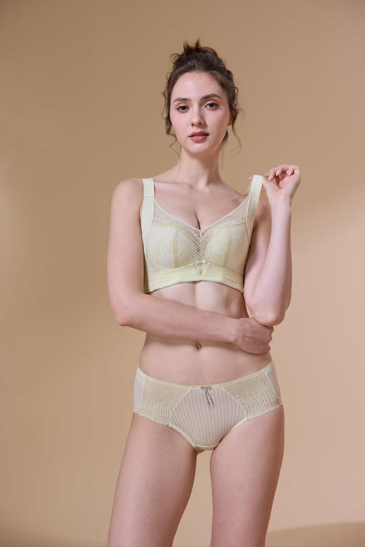 【第二件 0 元｜ 满2件 5 折】【B杯单件】【有红色】【秀黛】浅颂经典无钢圈中厚杯文胸【有红色】S6110003B【门店同款】 商品图5