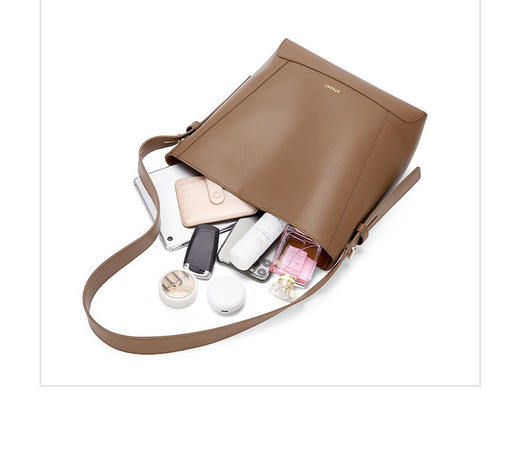 【2025爆款】女包休闲大容量托特包单肩包斜挎包腋下包水桶包SS23210182 商品图10