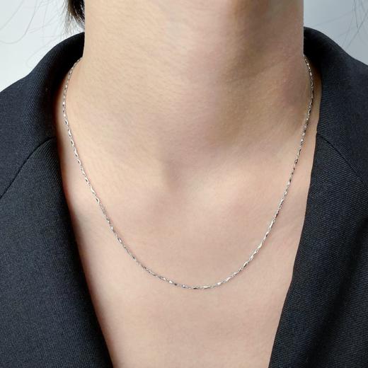 【限时8.8折】【线上铂金馆】PT950 【国际铂金协会】铂金元宝链(BXL00005-04)预售产品下单后不退款不退货不换货不补差价) 商品图2