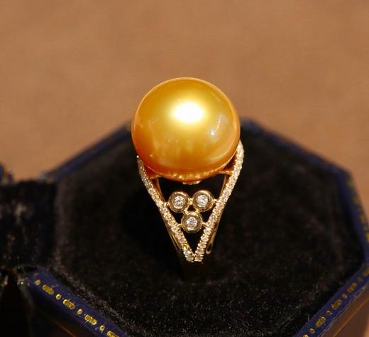 12mm金珠戒指 商品图1