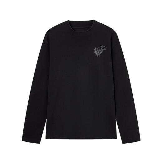 NPC潮牌CC系列爱心印花重磅宽松休闲长袖新款男CC4BTL10 商品图5