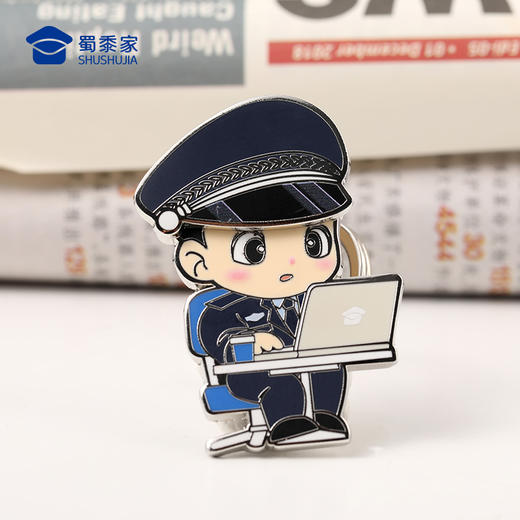 【实付满199送钥匙扣】【因公致秃钥匙扣】趣味钥匙扣 男女包包合金挂件挂饰 商品图6