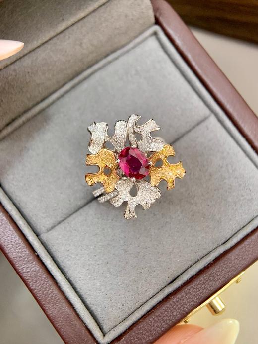 1.18ct刻面红宝石戒指 商品图5