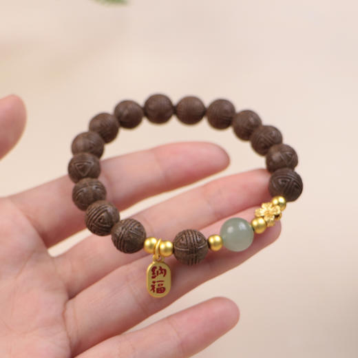 肝：铜配饰 + 寿字珠10mm 商品图3