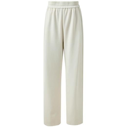 【莫代尔】三彩2025秋季新款松紧腰长裤休闲裤直筒裤垂感显瘦M 商品图4