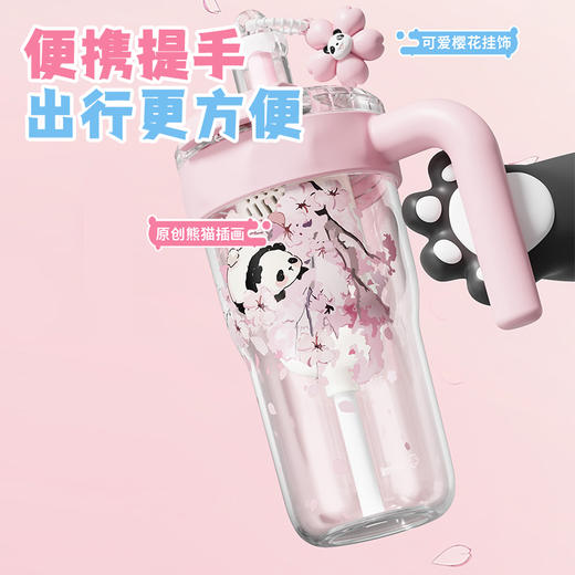 樱花熊猫系列保温杯 商品图3