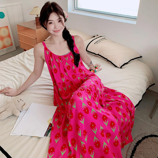 【YW】无忧购【甄选】棉绸吊带睡裙家居服可外穿SYS（截单后3-5天发货) 商品图9