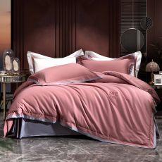 多喜爱--四件套--木槿粉