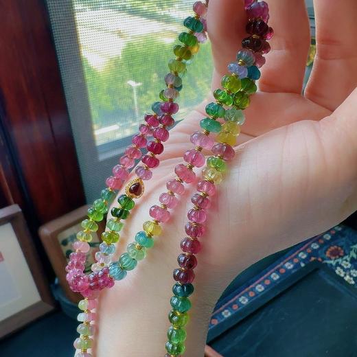 6mm多圈南瓜珠碧玺手串 商品图4