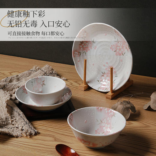 日本制造陶瓷餐具（雨樱） 商品图1