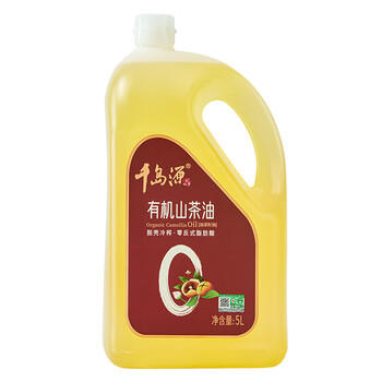 千岛源有机山茶油5L 老树龄茶籽油 冷榨一级食用油 0零反式脂肪酸 商品图2
