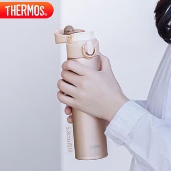 膳魔师（THERMOS）保温杯纯钛杯400ml男女士户外水杯子伴手礼生日礼物TCTD-BL /厨具 /水具 /钛杯 商品图4