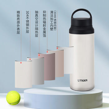 虎牌（TIGER）保温杯户外运动暴汗杯便携保温保冷水杯MCZ-S060-WZT-600ml /厨具 /水具 /保温杯 商品图4