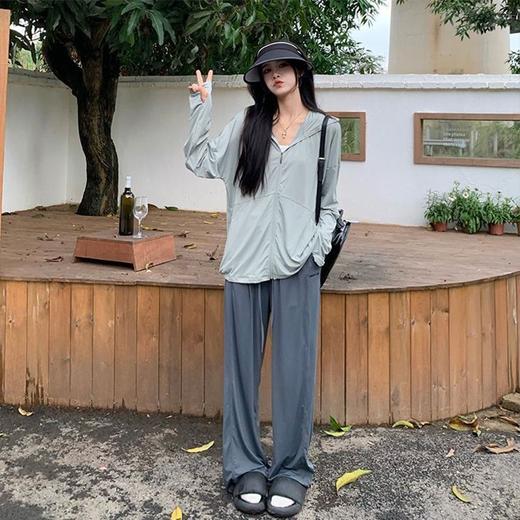 冰丝防晒衣女外穿2025紫外线新款夏季连帽长袖透气薄款外套宽松 商品图5