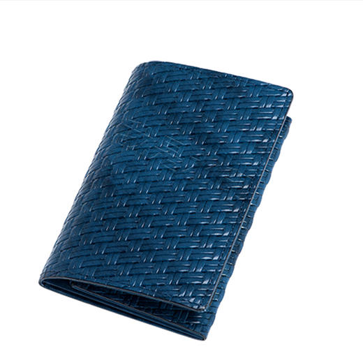 牛皮压纹名片夹(藏蓝) 商品图0