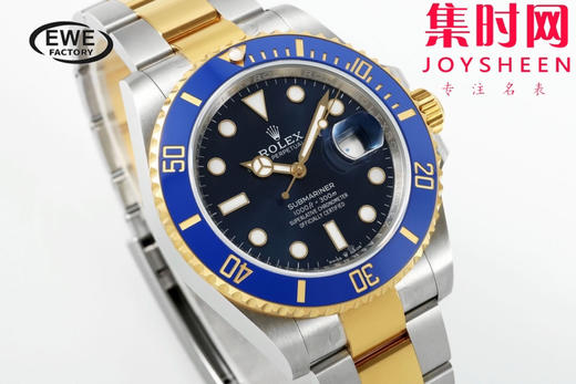 劳力士EWE新款潜航者型41系列 间金蓝水鬼41mm 3235机 男士腕表 商品图1