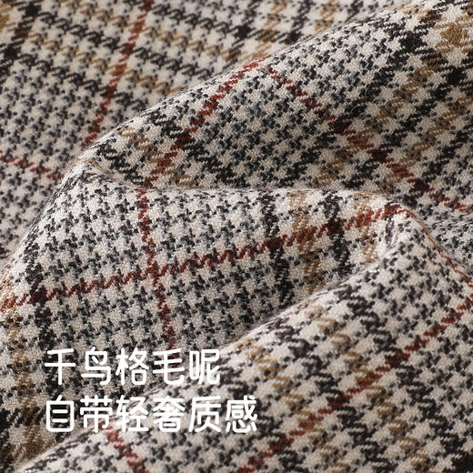 【高定系列】英氏女宝宝棉羊毛保暖外套秋冬新款女童斗篷洋气上衣 商品图1