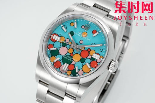劳力士EWE蚝式恒动型41mm系列 3230机 泡泡面 庆典 彩色气球 板带 男士腕表 商品图2