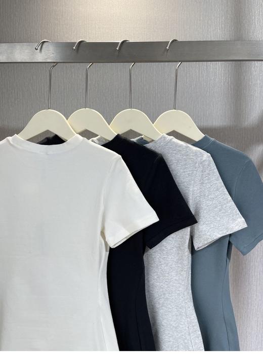 国内代工货！25款skims cotton Jersey系列女士针织修身T恤～ 商品图3
