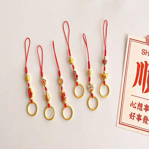 国风手编绳挂件混款祈福挂件纪念日百货门店同款162205480 商品图2