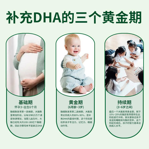 （买二赠一）恩汰敏DHA藻油凝胶糖果 60粒/盒 商品图2