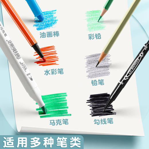 【加厚图画本10本装】A4+B5各5本图画本 小学生儿童幼儿园空白画画本 加厚美术本子绘画本 好用不易透墨 商品图2