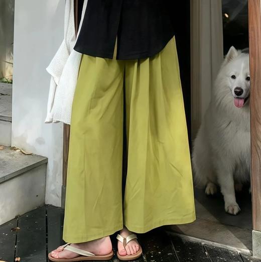 八分莱赛尔阔腿裙裤，清凉透气，多色可选 商品图0