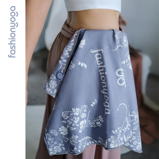 FW046双面印花瑜伽小铺巾 商品图6