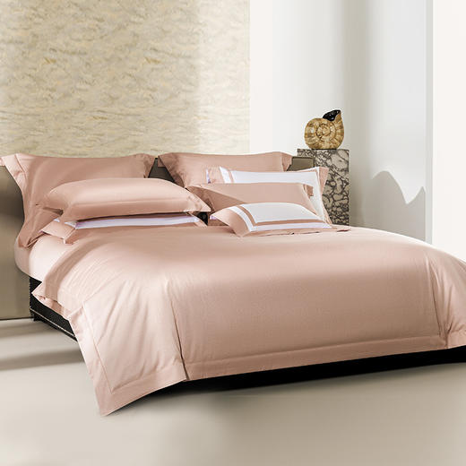 臻享80支新疆长绒棉提花四件套（素轩） 商品图1