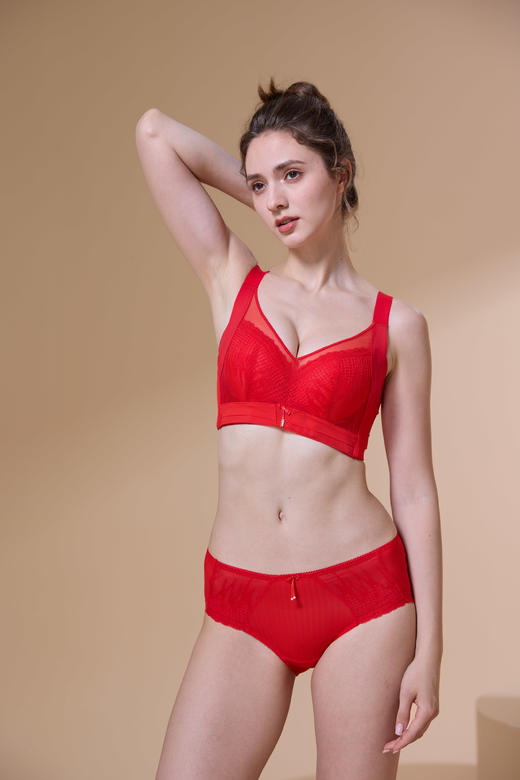 【第二件 0 元｜ 满2件 5 折】【B杯单件】【有红色】【秀黛】浅颂经典无钢圈中厚杯文胸【有红色】S6110003B【门店同款】 商品图11