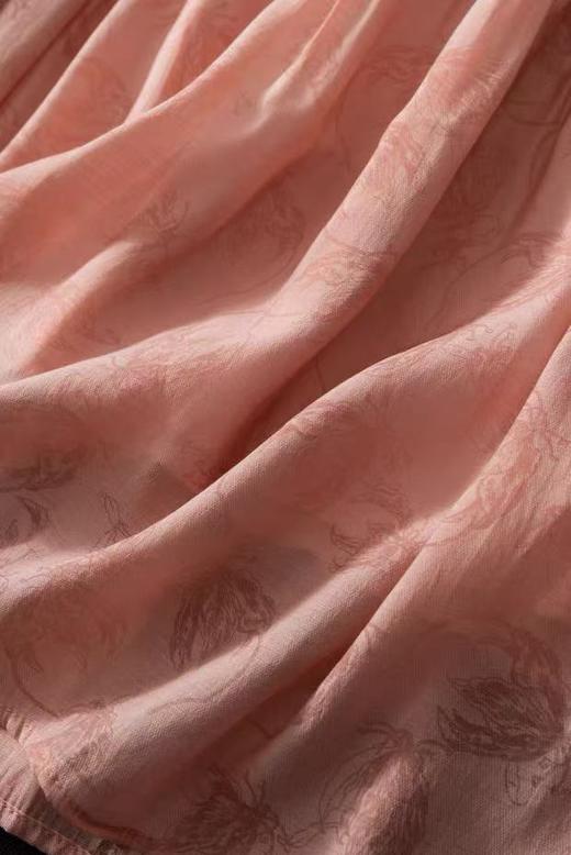 中秋大力度清仓~（不支持退）-NO退【MYBL】8096 新中式粉色暗花蕾丝系带蛋糕裙连衣裙-喜出 商品图4