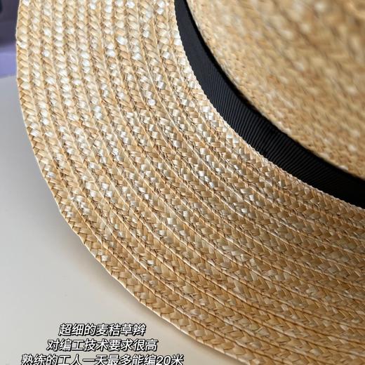 源头小禾遮阳帽！2025天然麦秆草手编通勤度假清凉防晒又百搭！送防尘袋！ 商品图2