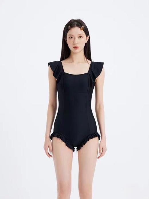 韩国新款ins风 小飞袖遮肚显瘦度假必备泳衣  小胸聚拢+小飞袖设计，轻松穿出自信美 商品图5