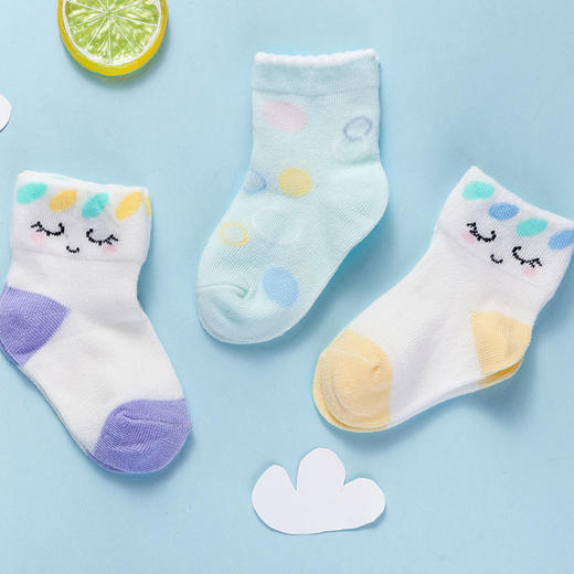 儿童精梳棉透气袜(3双装) 商品图3