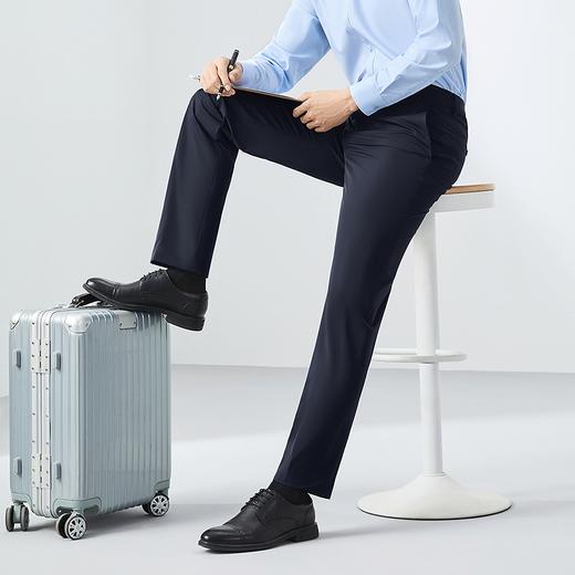 【瞬间凉感】柒牌西裤男士2025夏季新品修身商务正装直筒西装长裤128H72170 商品图1