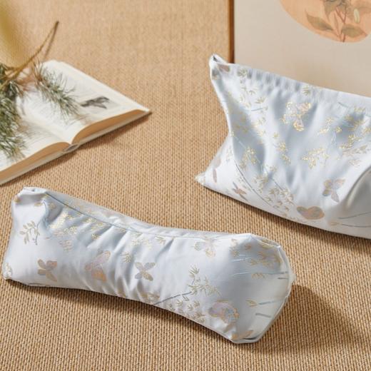 花草养身枕（三角枕+小方枕），中草植物古方做枕，丝滑绸缎面料，躺15min=按摩2小时【G】 商品图6