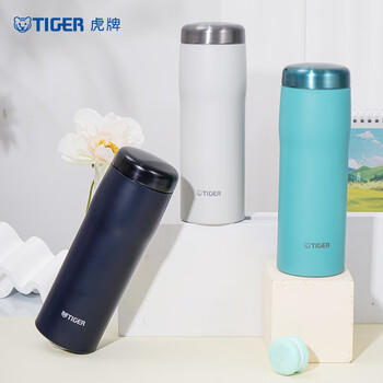 虎牌（TIGER）商务办公保温杯大容量进口男女士便携水杯MJF-A048-AFT蓝黑480ML /厨具 /水具 /保温杯 商品图4