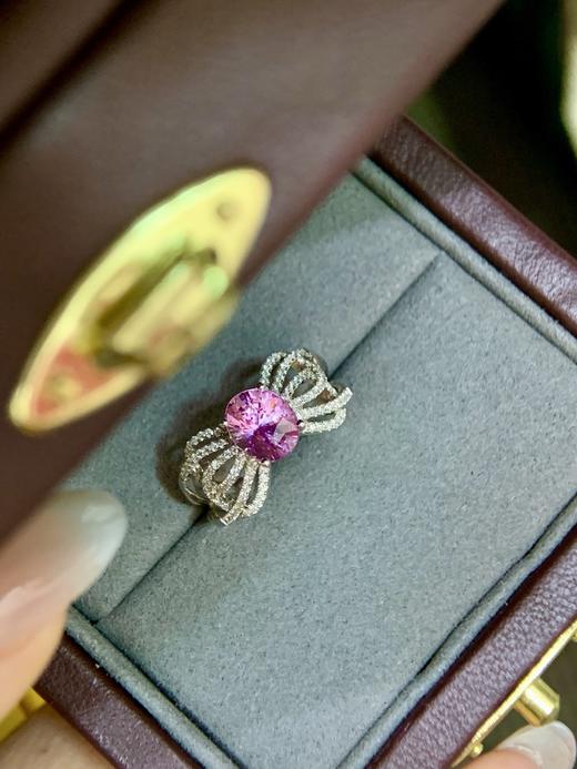 1.71ct刻面蓝宝石戒指 商品图0