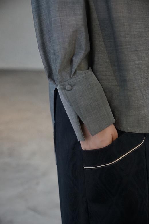 The last flower of the afternoon 绑带薄衬衣 商品图3