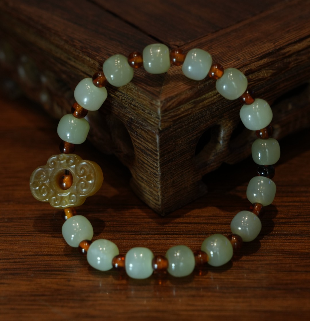 普陀山书院 木石手串