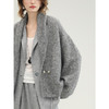 COCOBELLA格雷系银葱花纱毛衣秋冬休闲长绒针织衫外套MZ3218 商品缩略图2
