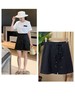 七夕福利-NO退【MYBL】一片式盘扣可搭配长裤T恤开叉半裙-喜出 商品缩略图0