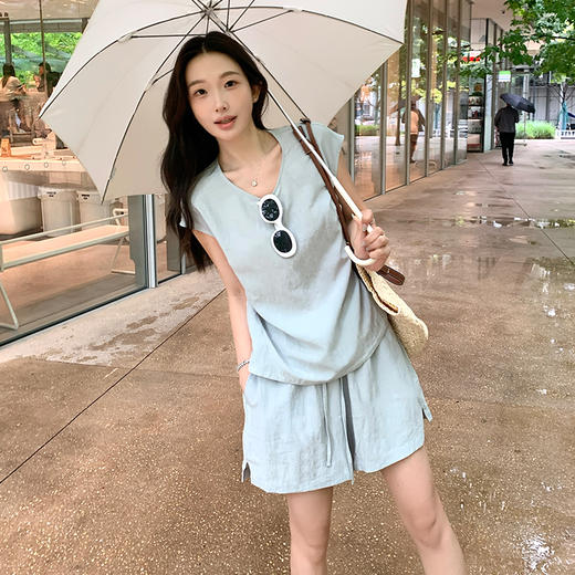 Beau Muse 山本天丝亚麻套装，慵懒松弛，高级显瘦【G】 商品图5