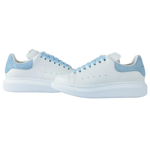 【新品到仓超惠秒】McQueen 麦昆 女士真皮休闲增高百搭小白鞋12395 商品图2