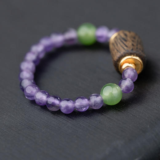 【宫里上新】“紫气东来”莺歌绿棋楠 戒指 商品图3