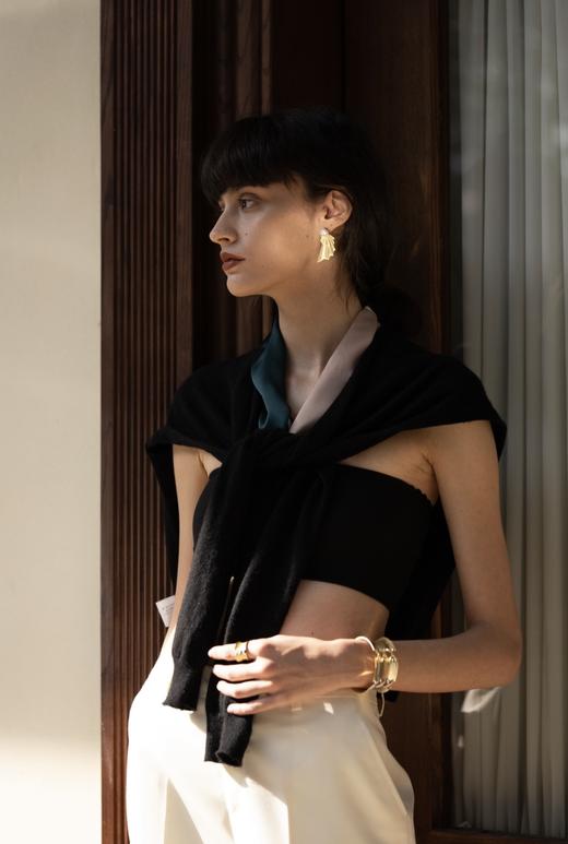 【陈婧菲、邬君梅、陈卓璇同款】Victoria维多利亚系列｜绑带金手镯 商品图8