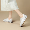 西遇平底德训鞋女新款秋季芭蕾风复古小白鞋轻便软底运动鞋V1656976 商品缩略图3