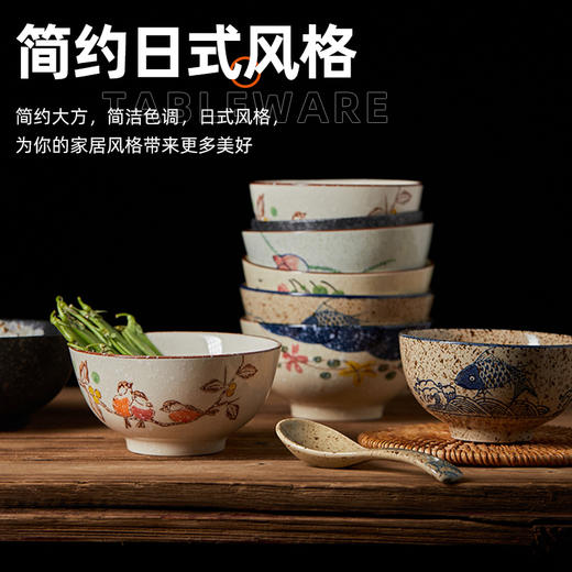 釉下彩复古陶瓷餐具 商品图3