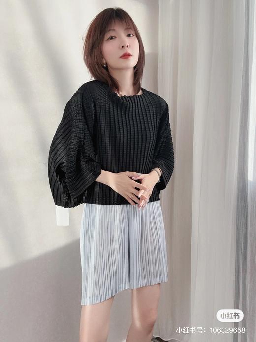 81-5 三宅圆领豆腐块上衣T袖 均码 商品图3